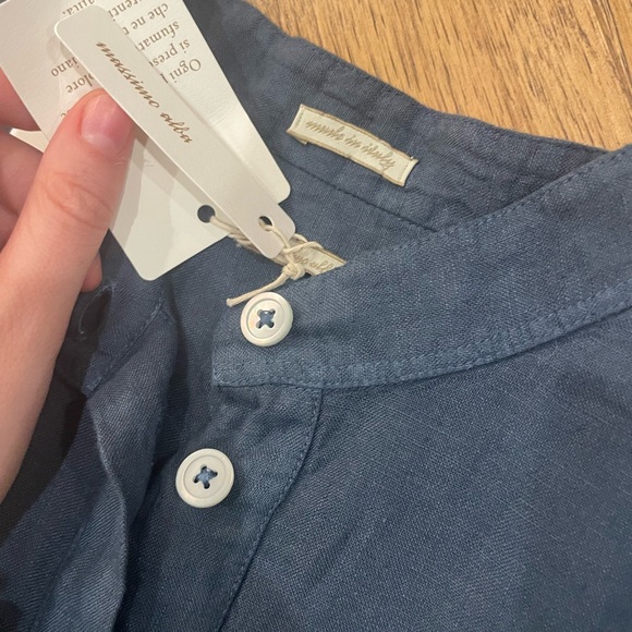 Massimo Alba blue Long Sleeve Dress NWT - Picture 4 of 7